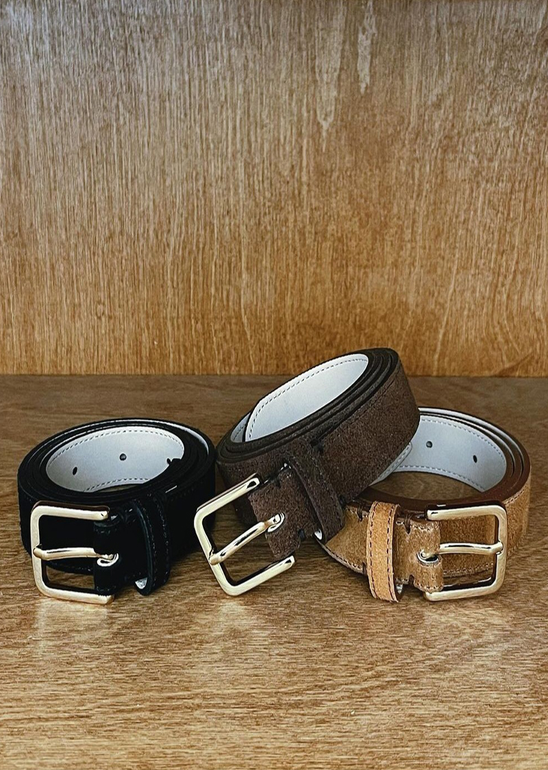 suede belt(3color)